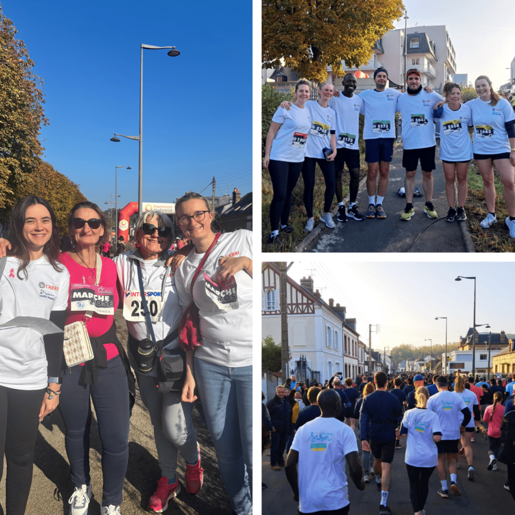 Tous les participants sont bras dessus, bras dessus, fiers d'avoir relevé le défi.